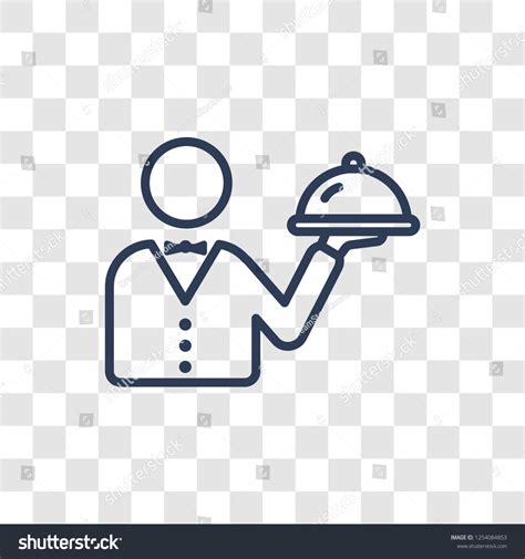 Room Service Icon Trendy Linear Room Service Royalty Free Stock