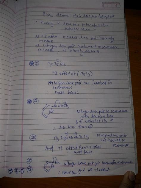 Point Out The Correct Decreasing Order Of PKb Values Of Following