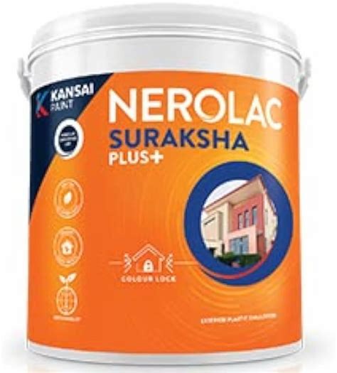 Nerolac Suraksha Plus Emulsion Paint 1 Ltr At ₹ 399bucket In