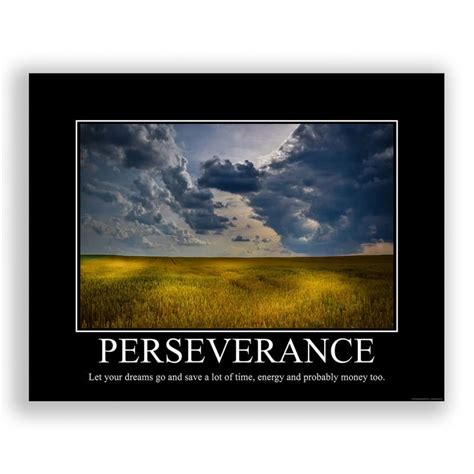 Amazon.com: Perseverance Demotivational Poster Ironic Snarky Funny ...