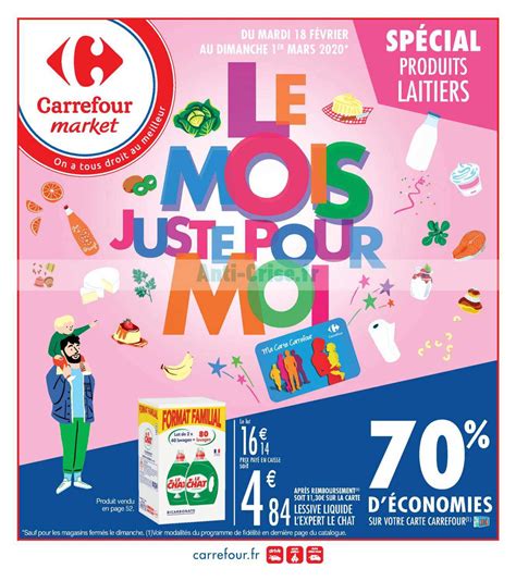 Anti crise fr Catalogue Carrefour Market du 18 février au 01 mars