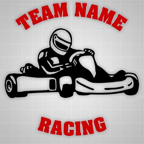 Go Kart Race Team Graphic Go Kart Sticker Trailer Decal Wall Decal