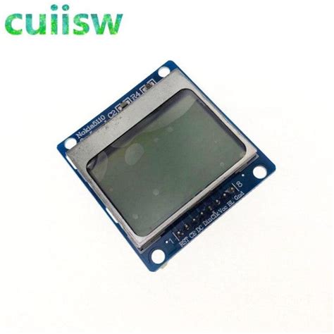 1Pcs Blue 84X48 Nokia 5110 LCD Module With Blue Backlight With Adapter