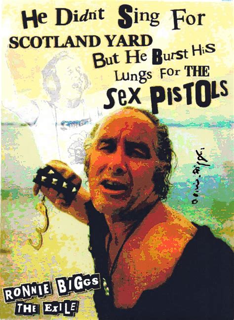 Sex Pistols Ronnie Biggs 1 Of 100 A4 Re Prints Of A Post Stroke