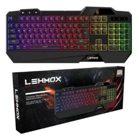 Teclado Gamer Multimidia Led Rgb Semi Mec Nico Pc Notebook Gt T