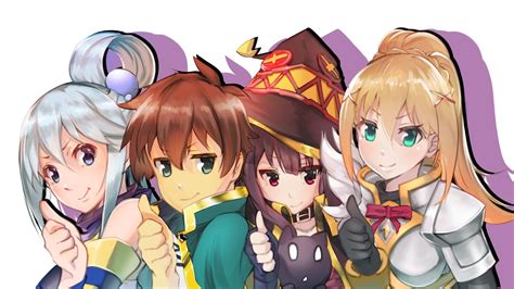 Aqua KonoSuba 1080P Megumin Kono Subarashii Sekai Ni Shukufuku Wo