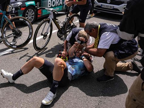 Mark Cavendish Crash Tour De France Lani Harriott