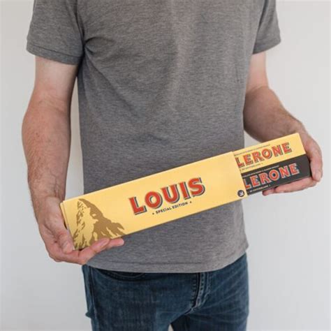 Personalized Xl Toblerone Bar With Name Toblerone With Text