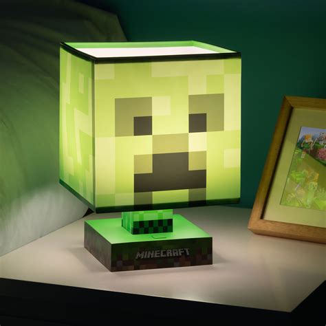 Minecraft Lampe De Table Creeper Elbenwald