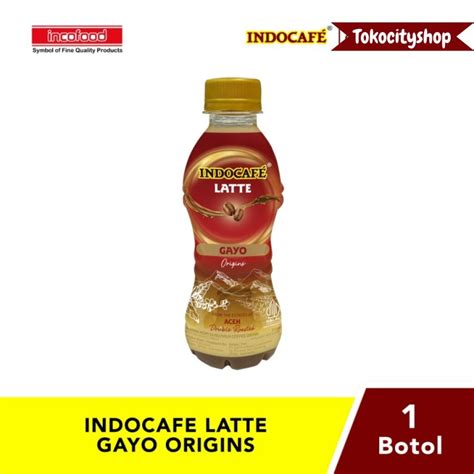 Jual Indocafe Latte Gayo Origins Botol 200ml Shopee Indonesia