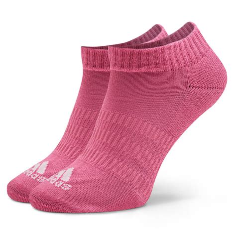 Unisex Sneakersocken Adidas Cushioned Low Cut Socks 3 Pairs IC1335 Rosa