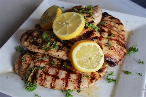 Grilled Italian Lemon Garlic Chicken