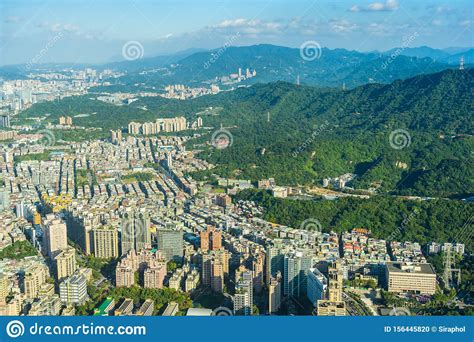 Cidade Bonita De Taipei Da Constru O Da Arquitetura Foto De Stock