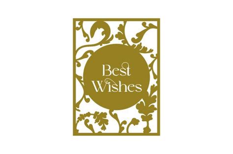 Birthday Card Best Wishes Svg Cut File By Creative Fabrica Crafts