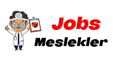 İngilizce Meslekler Jobs For Kids Let s Learn Jobs İngilizce