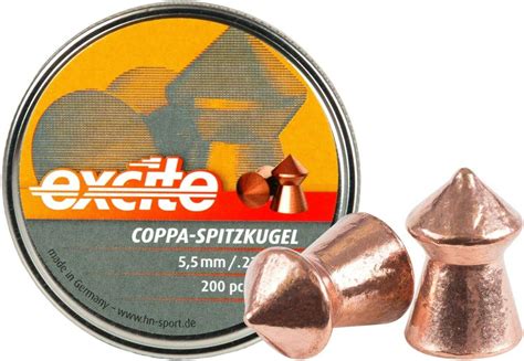 Excite Coppa Spitz Mm Diabolo Luftgewehrkugel Von H N Sport