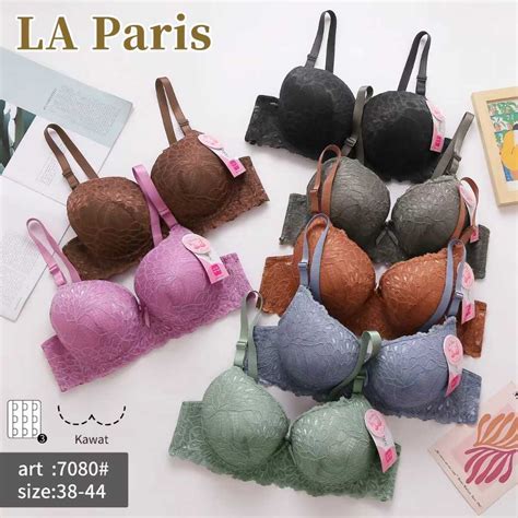 Jual Bra Fashion Brukat Kawat Busa Tebal Push Up Kait Cup Besar Size