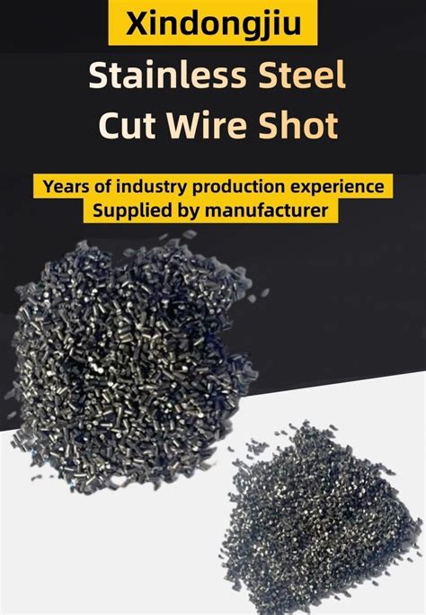 Customized Stainless Steel Cut Wire Shot Conditioned Steel Cut Wire