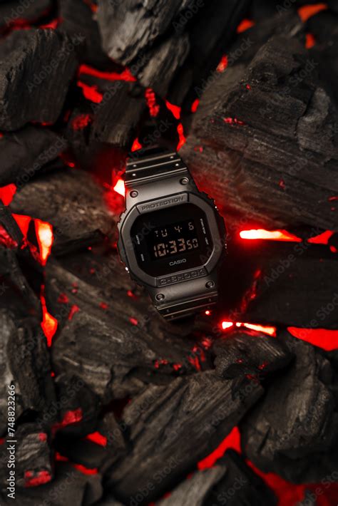 Illustrative Editorial Of Casio G Shock Dw Bb Er Wrist Watches