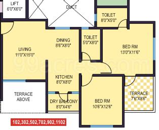 Bhk Apartment Flat For Sale In Balaji Whitefield Rainbow Nation Sus