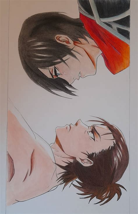 Eren Mikasa Fanart by batis-anime-art on DeviantArt