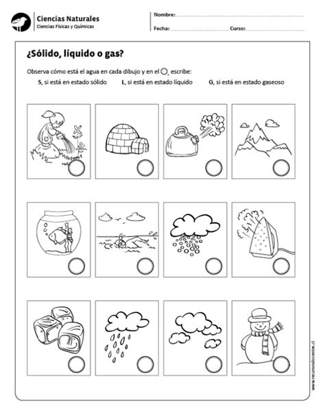 ¿sólido Líquido O Gas Estados De La Materia Ciencia Natural