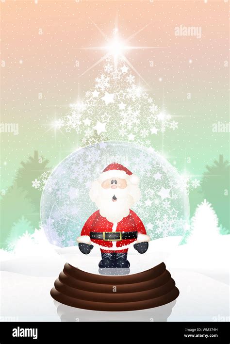 Christmas Crystal Ball Stock Photo Alamy