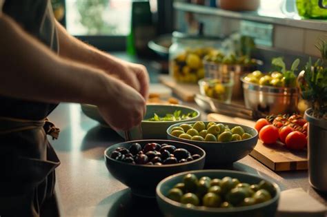 chef preparing fresh ingredients   modern kitchen  culinary