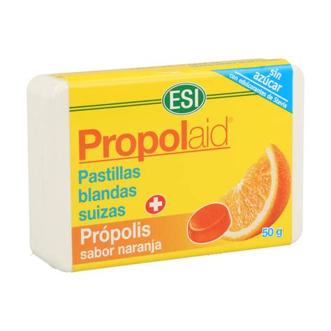 Propolaid Pastillas Blandas De Pr Polis Sabor Naranja G Naranja De