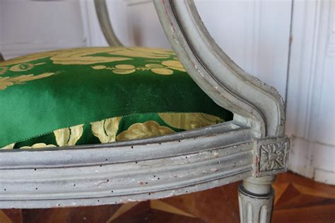 S Rie De Fauteuils Chassis D Poque Louis Xvi Estampille De Pierre