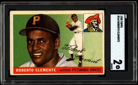 1955 TOPPS ROBERTO CLEMENTE ROOKIE CARD SGC 2 57447 Auctionninja