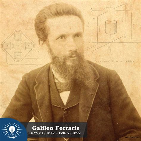 Galileo Ferraris Inventor Del Primer Motor Eléctrico De Corriente