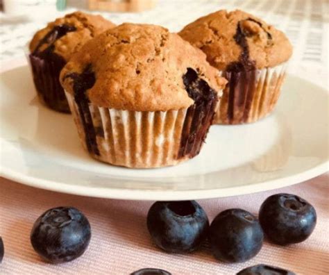 Zabpelyhes áfonyás muffin tojásmentes Recept képpel Mindmegette hu