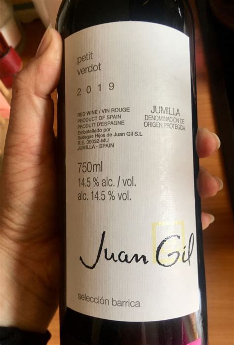 2020 Bodegas Juan Gil Petit Verdot Jumilla Spain Murcia Jumilla