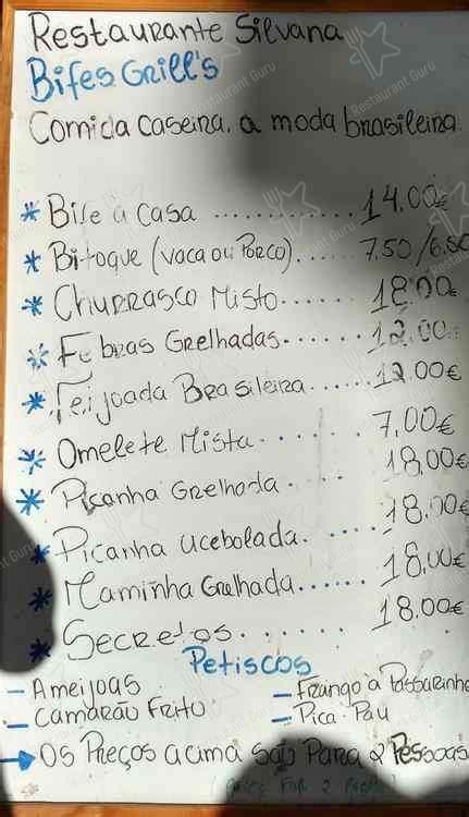 Menu em Tasca Xico da Cana restaurante Setúbal