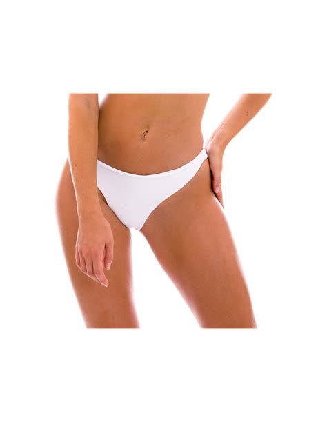 Ribbed White Bikini Bottom Bottom Cotele Branco Comfy Brand Rio De Sol