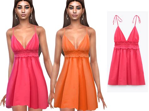 The Sims Resource Smocked Summer Dresses