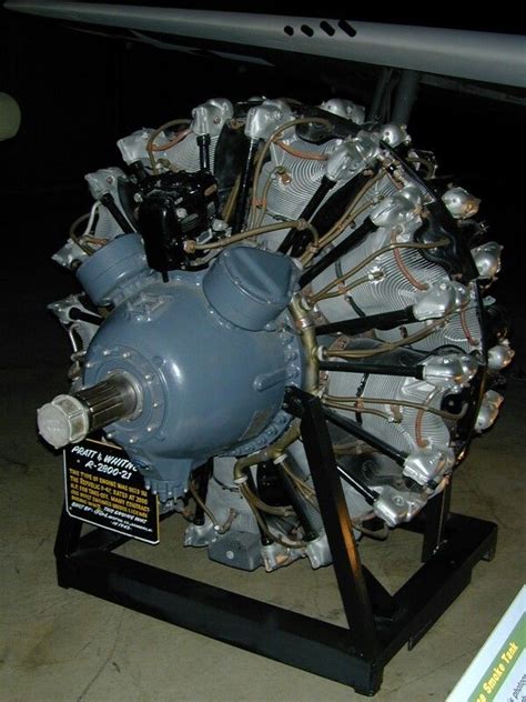 The Pratt And Whitney R 2800 Double Wasp Is A Twin Row 18 Cylinder Air