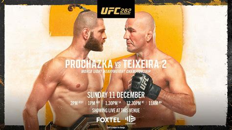 Ufc Jiri Prochazka V Glover Teixeira Light Heavyweight Title