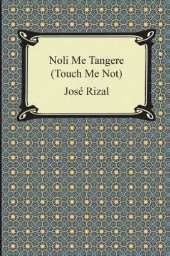 Jose Rizal Noli Me Tangere Touch Me Not Tascabile Eur