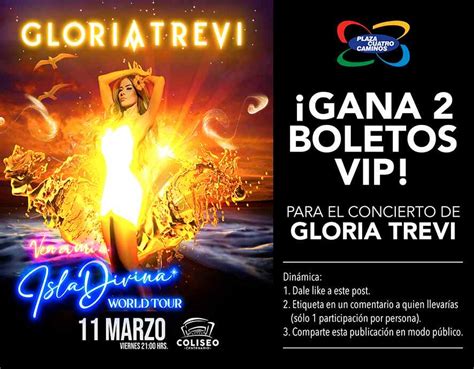 Gana 2 Pases VIP Para El Concierto De Gloria Trevi En Coliseo