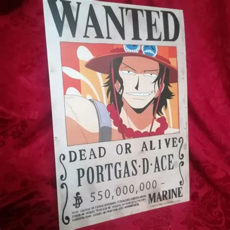 One Piece Wanted Bounty Poster Luffy Version Anime Manga A