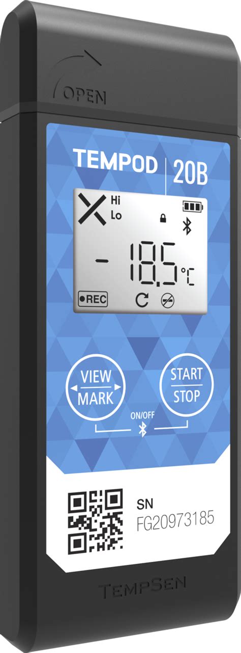 TempSen Tempod 20B Bluetooth Temperature Data Logger