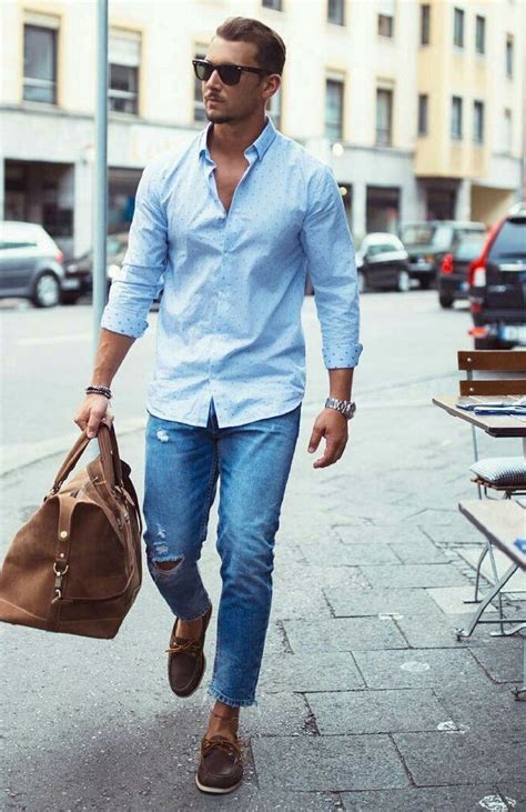 Top 83 Imagen Blue Dress Shirt Outfit Abzlocal Mx