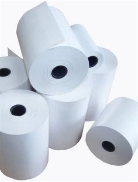 Wood Pulp Thermal Printing Pos Rolls For Banks And Supermarkets Gsm