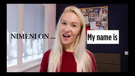 Finnish How To Introduce Yourself Youtube