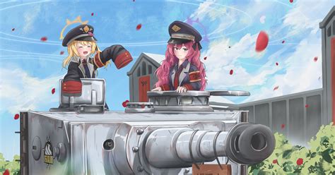 ブルーアーカイブ イロハ X イブキ X 虎丸 Panzer老貓のイラスト Pixiv