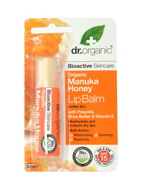 Organic Manuka Honey Lip Balm By DR ORGANIC 5 7ml