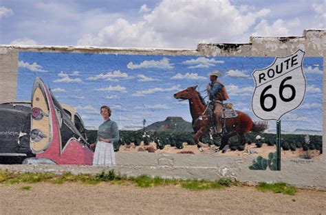 The Two RV Gypsies photographed murals in Tucumcari, New Mexico