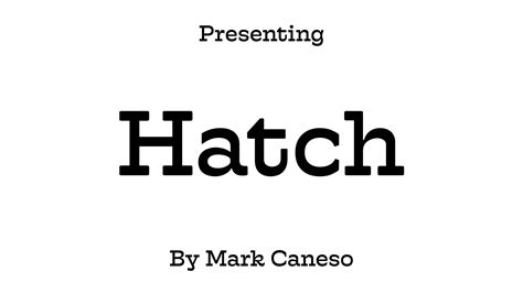 Hatch Font Free Download - Free Fonts World